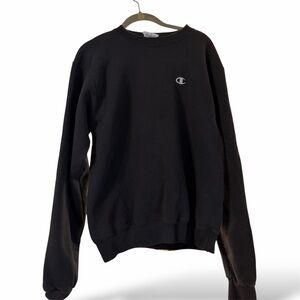 Champion Black Crewneck Sweatshirt